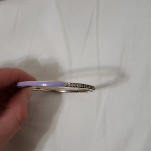 Purple and stones bangle sz 2